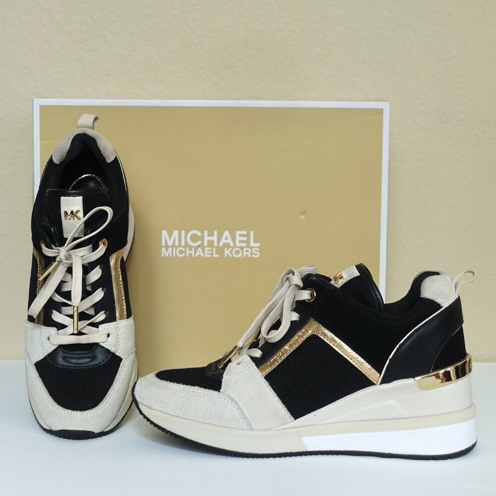 Michael Kors Women’s Georgie Lace-up Trainer Sneaker Size 6